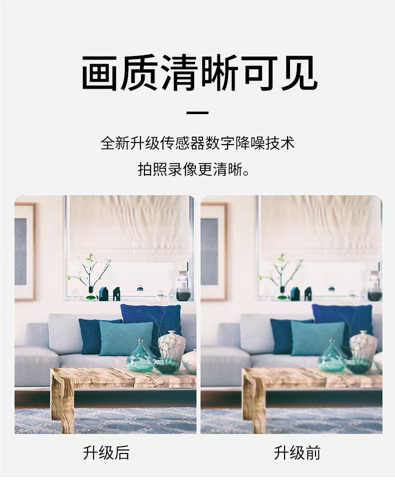 工厂X3wifi摄像头 智能无线远程家用室内插电免安装 X3监控摄像头