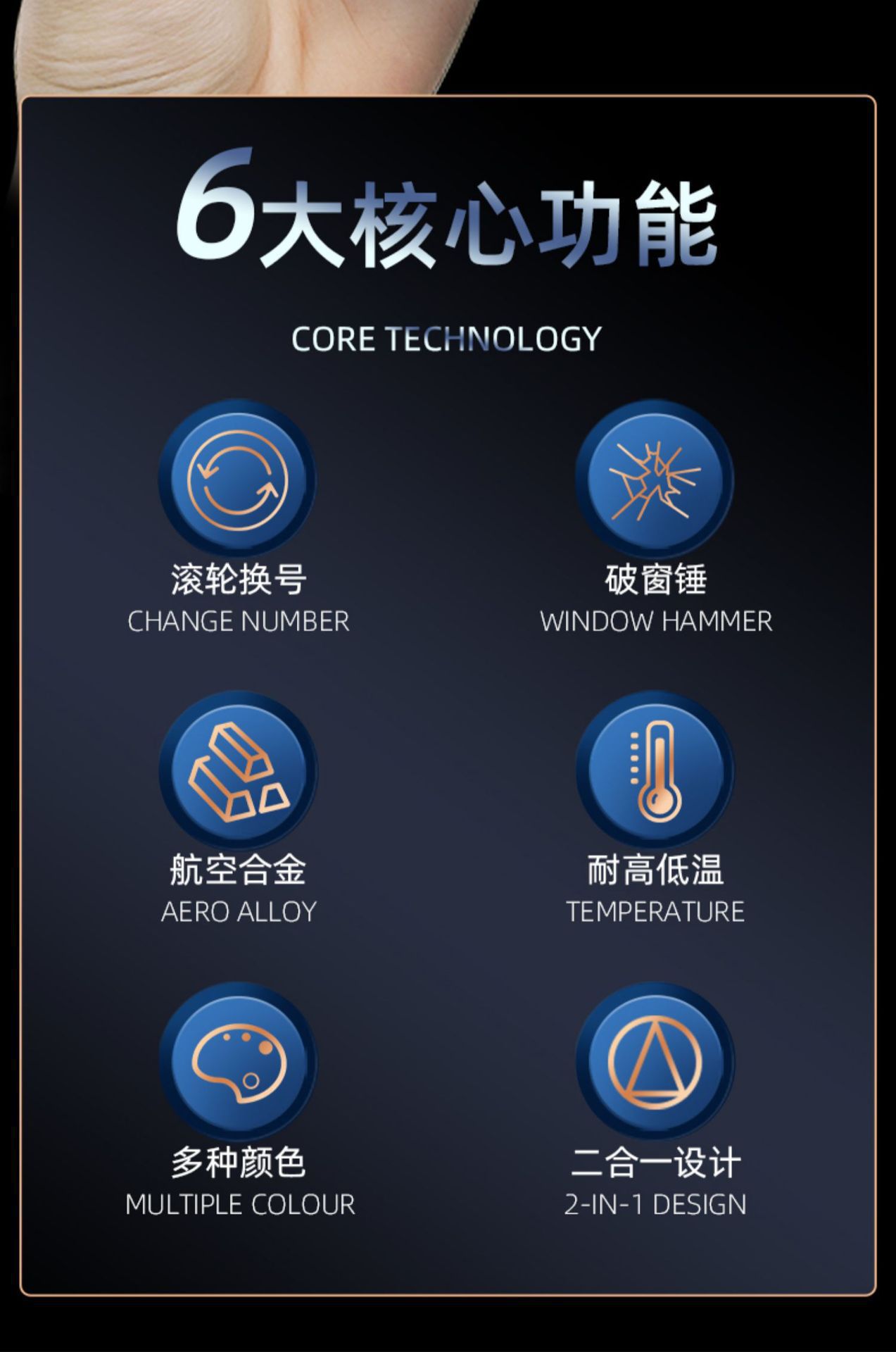 Car Window Breaker, Number Plate, Temporary Parking Phone Number Sign, Car-Mounted Phone Number Display, Temporary Parking Safety Hammer
