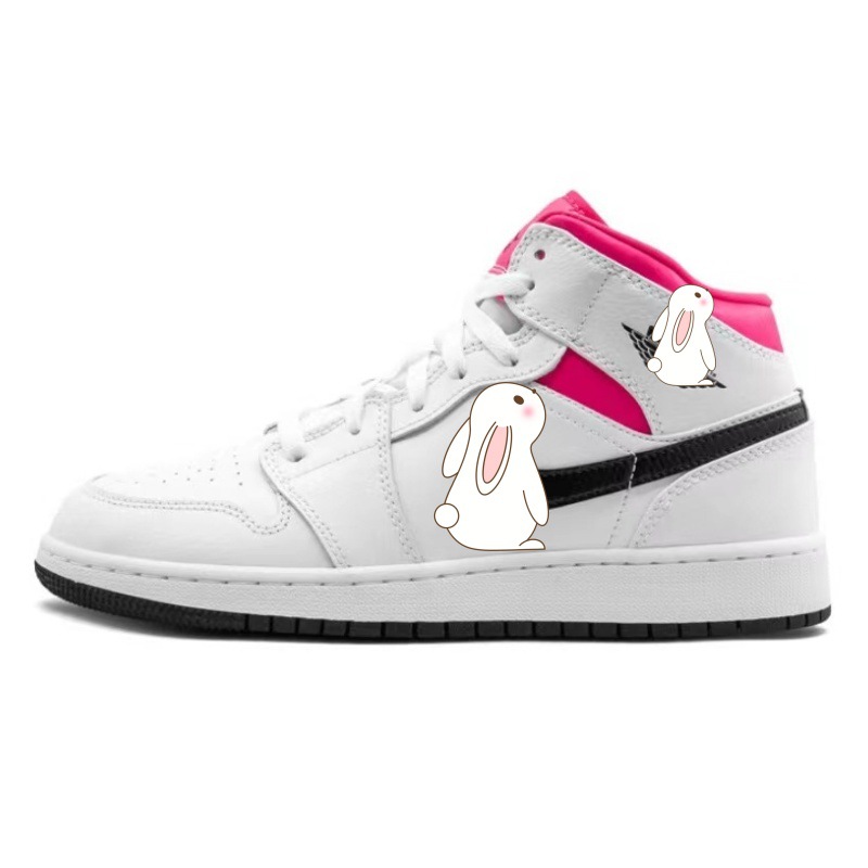 조 1 미디엄 화이트 핑크 555112-106