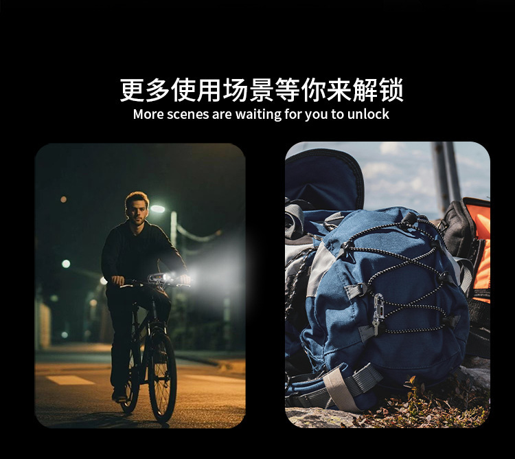 Keychain Flashlight Strong Light Illumination Lamp Floodlight Multifunctional Portable Mini Light Pro Model