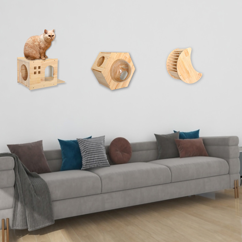 패키지 2 (소문 고양이둥지 + 벌집 고양이둥지 + 달 고양이둥지)