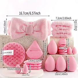 粉扑、美妆蛋;洗脸扑;洗漱手腕带