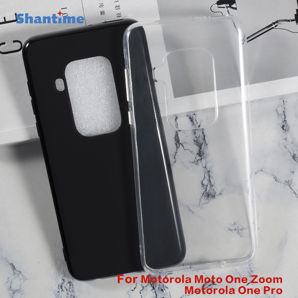 适用Motorola Moto One Zoom手机壳翻盖手机皮套TPU布丁套软壳