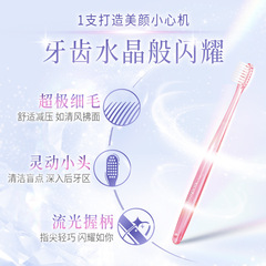 Lion King Toothbrush with fine bristles, crystal color, small head, soft bristles, brand wholesale, dropshipping 2-packs