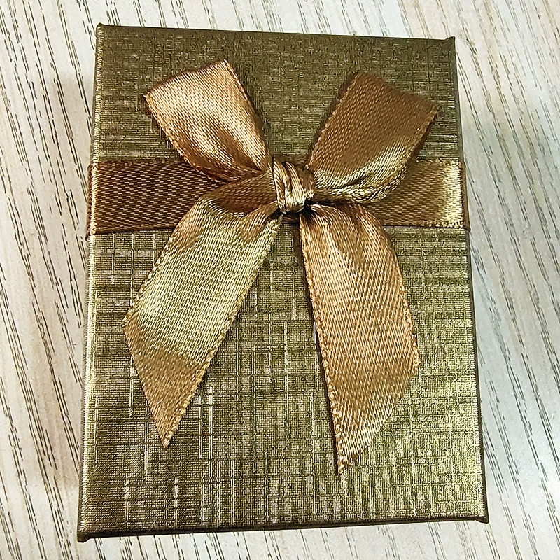 Box, earrings, pendant, simple and elegant design