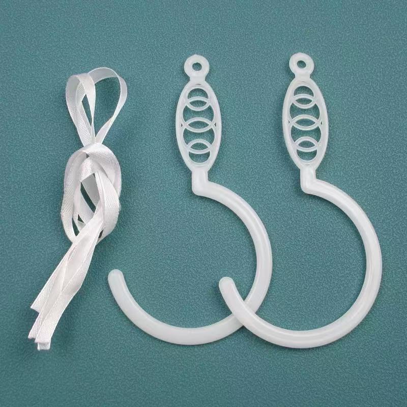 Mosquito Net Hooks for Home Use, Plastic Hooks for Bed Curtains, Modern Minimalist No-Drill Mosquito Net Hooks Mosquito Net Hooks for Home Use, Plastic Hooks for Bed Curtains, Modern Minimalist No-Drill Mosquito Net Hooks
