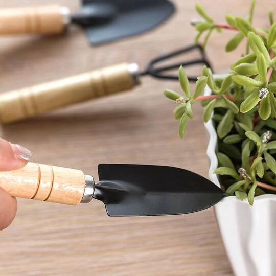 Gardening tools big three-piece garden shovel digging soil planting flowers and vegetables tools suit indoor balcony home planting