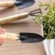 Gardening tools big three-piece garden shovel digging soil planting flowers and vegetables tools suit indoor balcony home planting