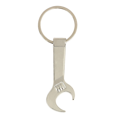 Wholesale cross-border personalized creative beer screwdriver men's car pendant advertising gift metal bottle opener keychain