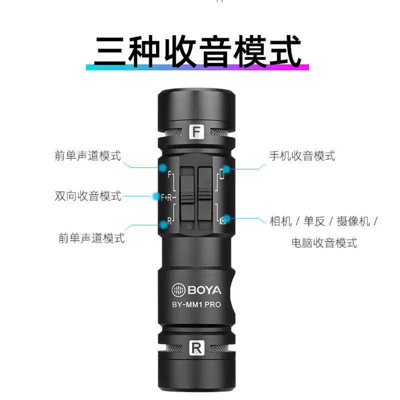 BOYA BY-MM1 PRO Микрофон микрофон SLR мобильная камера направленный видеотрансляции шумоподавление