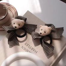 百搭秋冬日韩简约发绳发圈甜美风女蝴蝶结发圈发绳头绳小香风批发