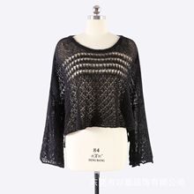 毛衫源头工厂贴牌加工设计师原创品牌电商品牌春夏镂空毛衫针织衫