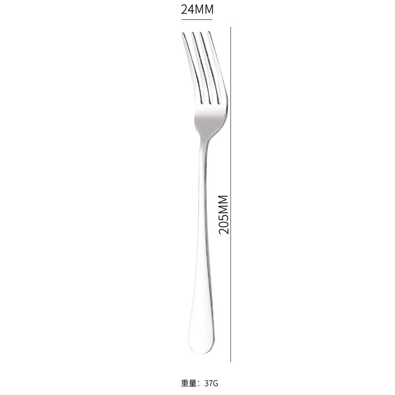 1010光柄食器ステンレススプーンコーヒースプーンフルーツフォークホテル用品ラウンドスプーンステーキナイフフォーク子供スプーン|undefined