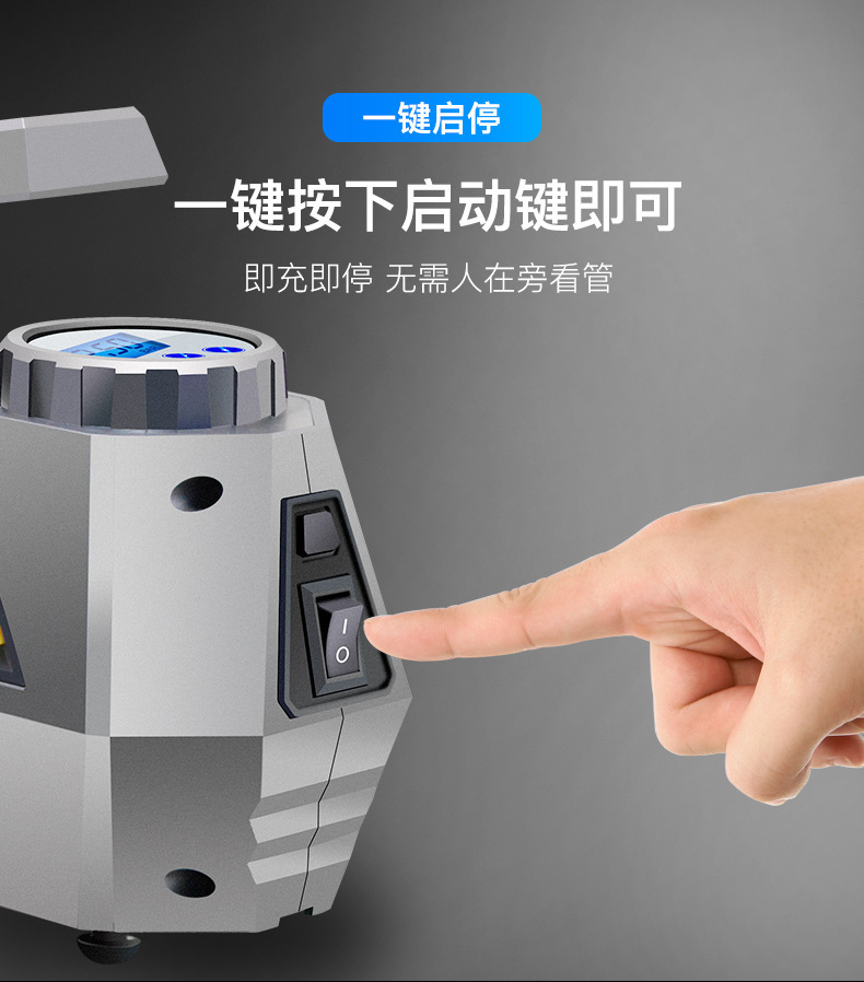 Portable handheld tire inflation pump car rechargeable electric car supplies tire inflation pump wholesale
