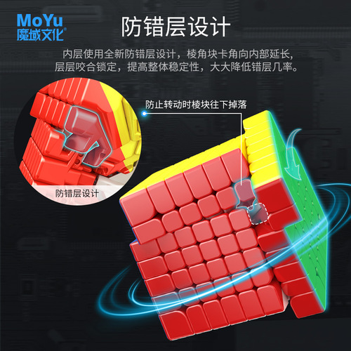 Aofu wrm7 level magic domain magnetic color high-end high-end smooth speed twist competition practice puzzle Rubik's cube practice