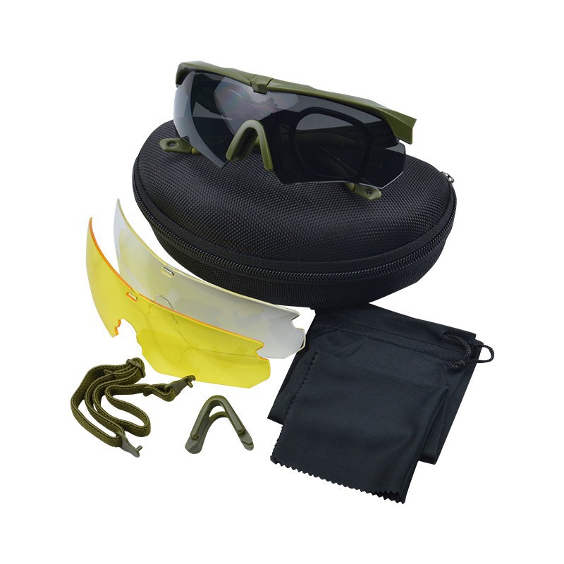 Real CS Tactical Anti impact Desert Goggles Specjalne siły ochronne okulary wiatroszczelne sprzęt outdoorowy_voghion.com