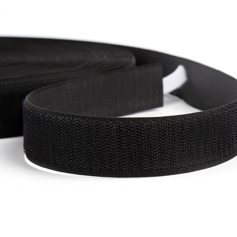Пятно черная и белая нейлоновая Velcro накладка крючок лицевая часть замка цвет, без клея и пробивки Velcro