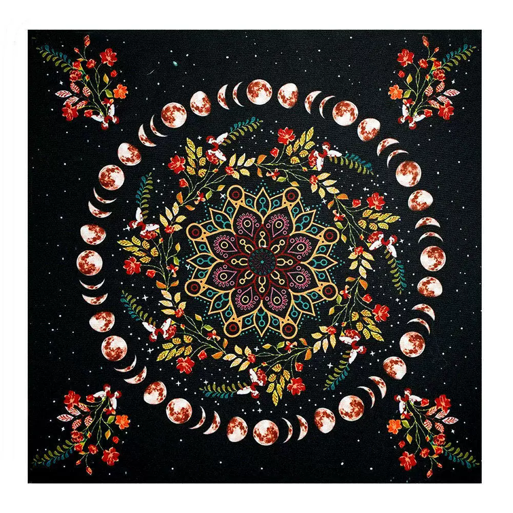 Декоративное настенное гобелен 60×60 см, бархатная короткая плюш, многообразный узор настенное украшение/плед