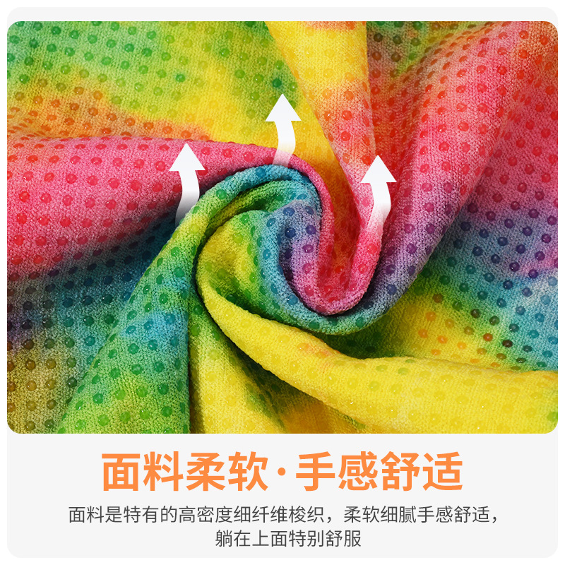 新しいタイプのヨガの敷物の滑り止めの厚いヨガの敷物の布のプリントの超細い繊維の家庭用ヨガの毛布|undefined