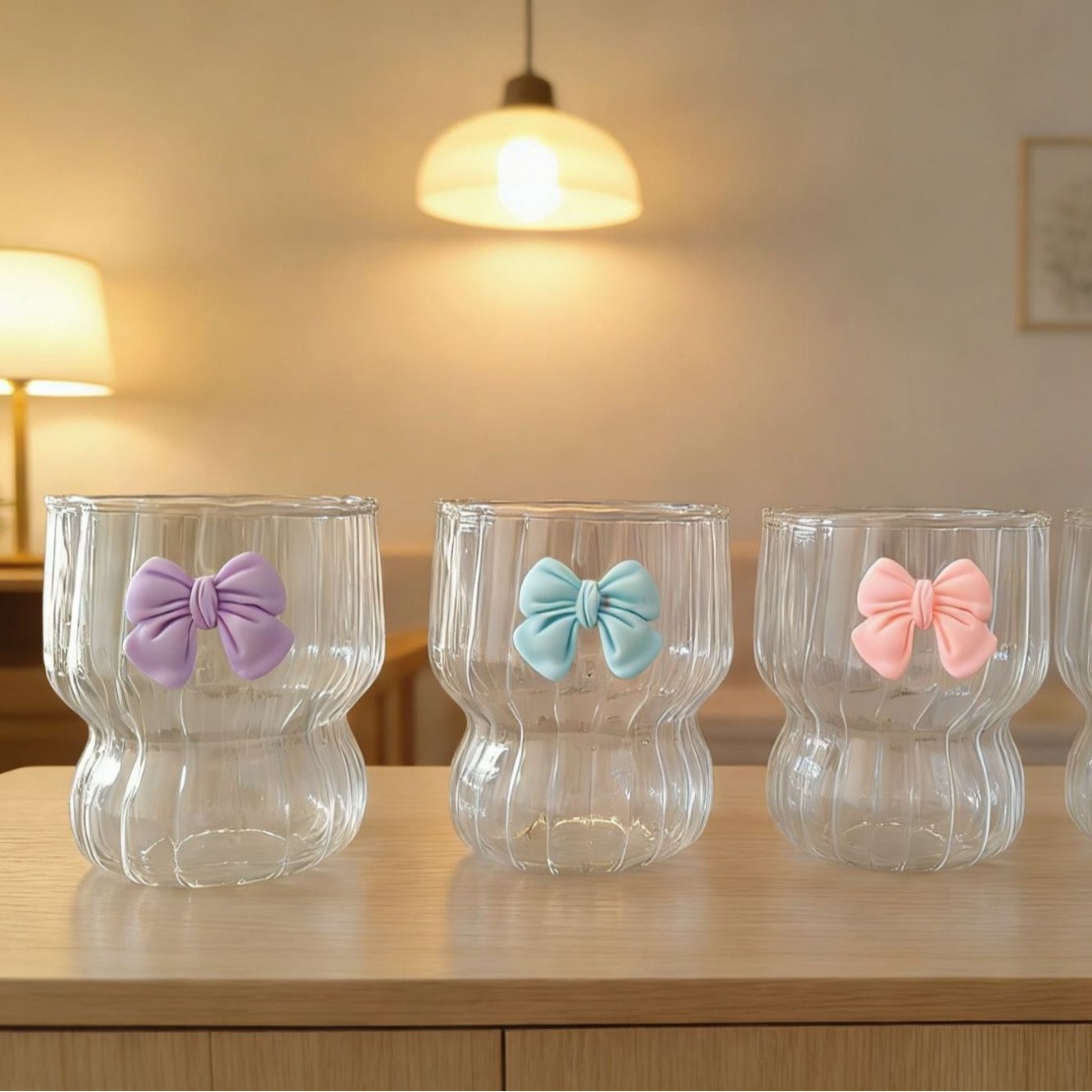 Household glass cup hot water resistant cup office tea cup breakfast…