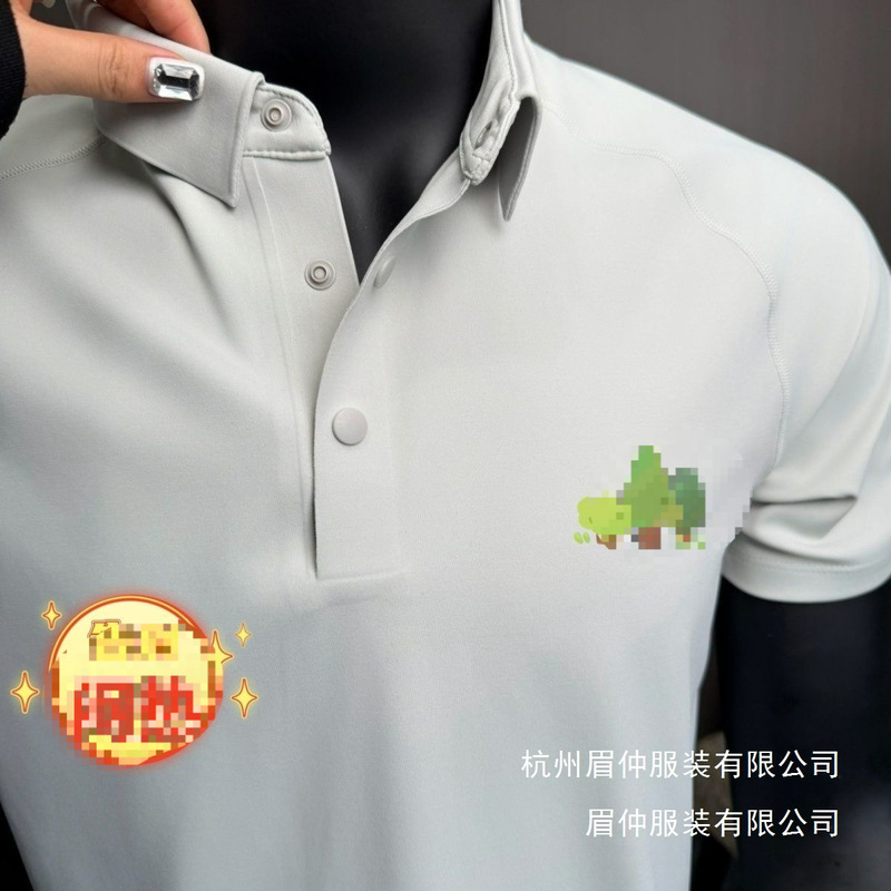 Men's Short-Sleeve Polo T-Shirt with Three Labels, New 26-Style Business Sports Outdoor Casual Half-Sleeve Wholesale