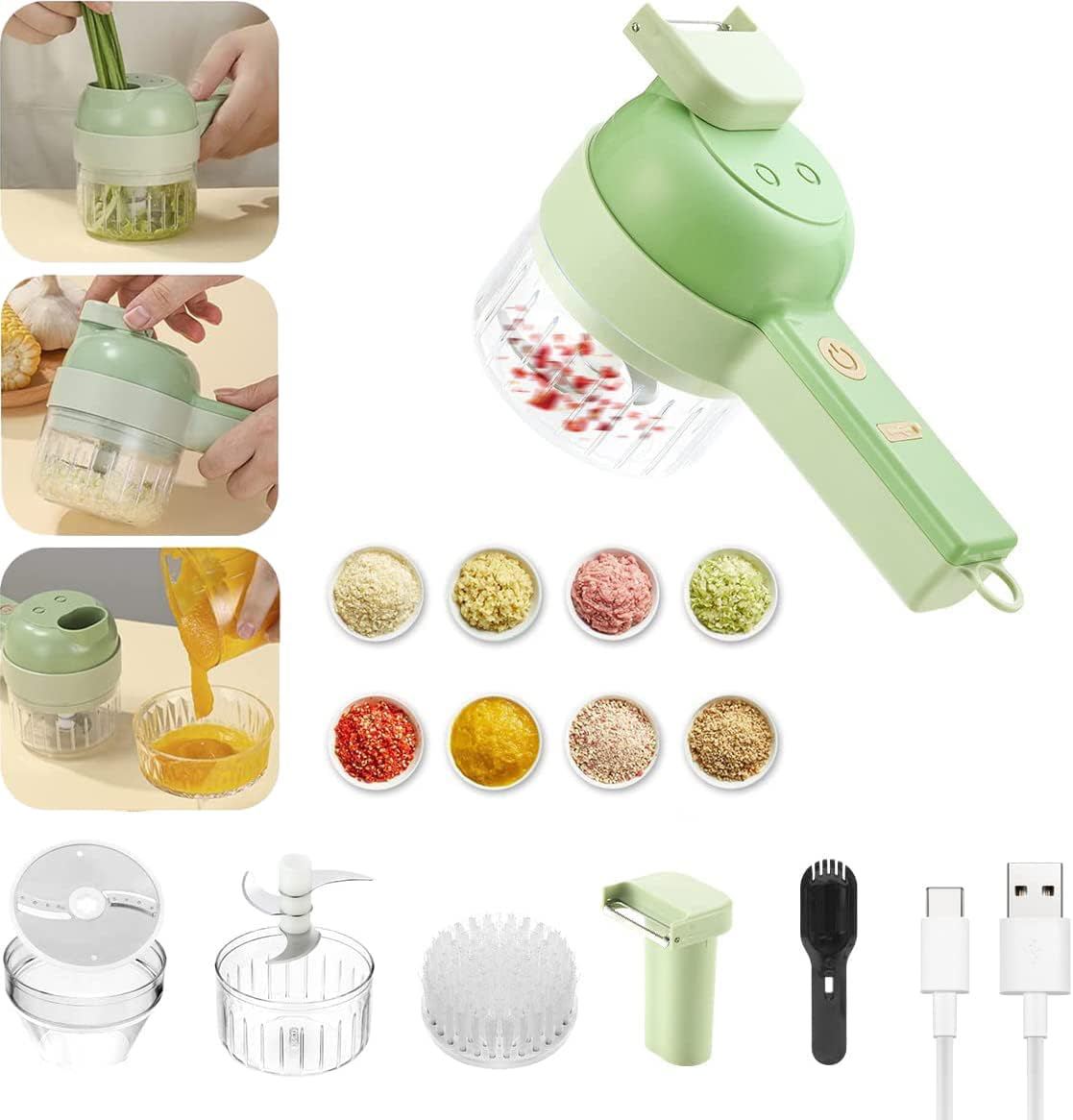 Gatling Vegetable Cutter Mini Wireless M...