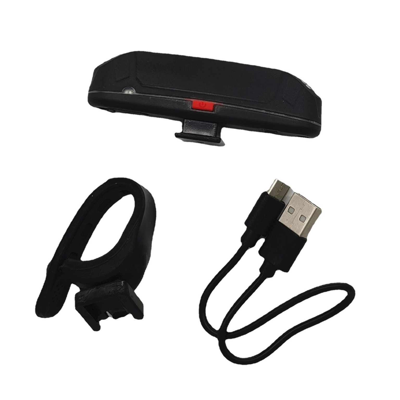 Bicicleta luz trasera USB recargable bicicleta de montaña al aire libre COB luz advertencia silla montar equipo