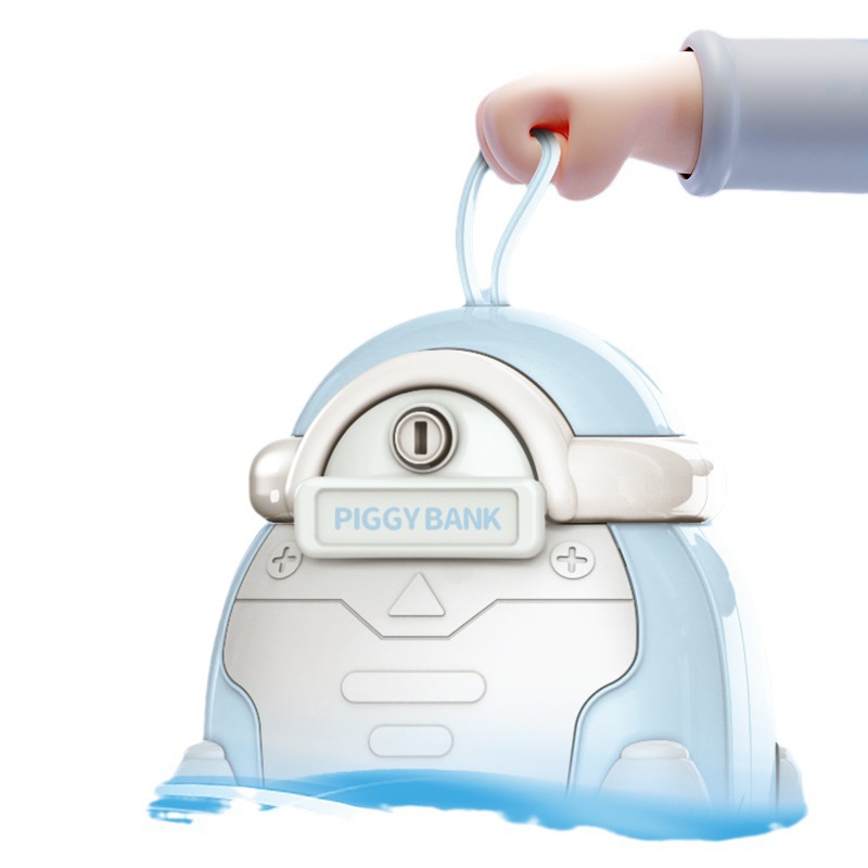 Gran espacio creativo pequeño cohete hucha CAMBIO DE hucha regalo juguetes para niños Año Nuevo dinero de la suerte