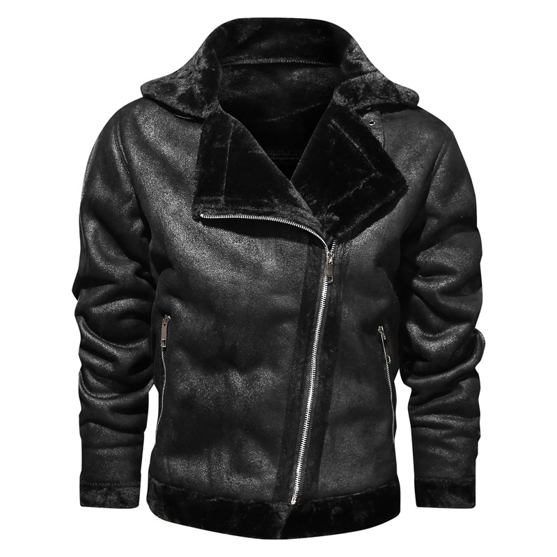 Men's Cotton Jacket Regular Fit With Pockets In Brown_voghion.com