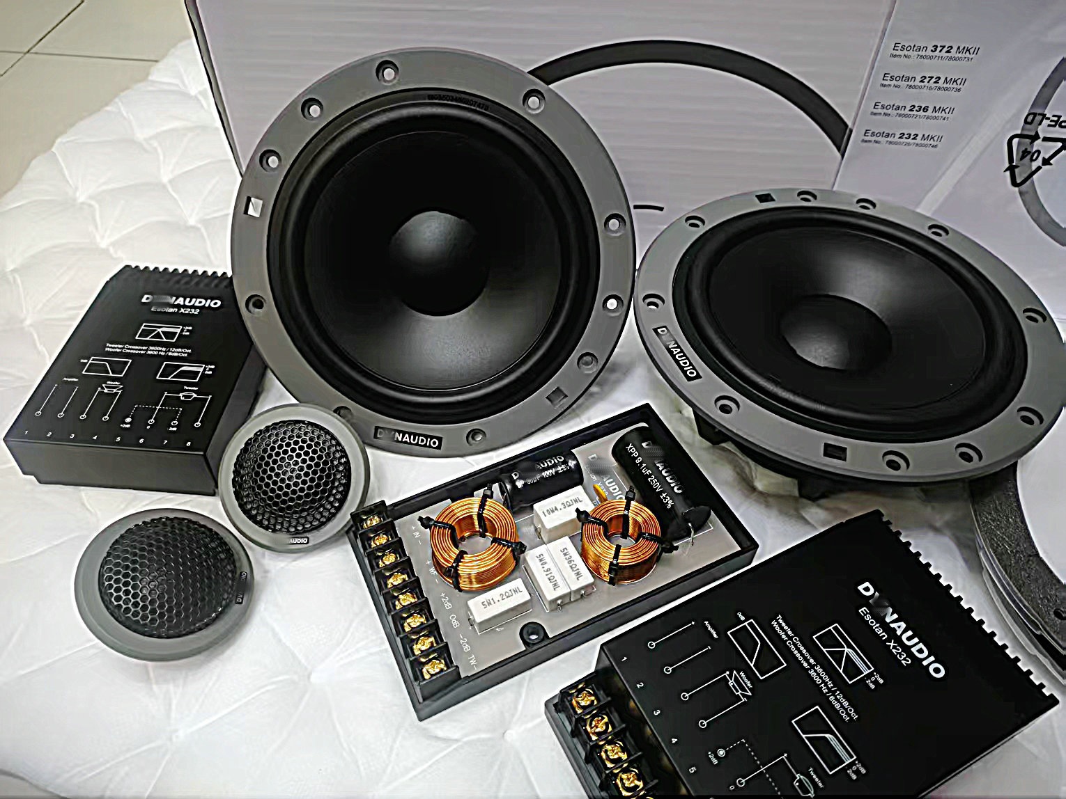 Danish Dynaudio ESOTAN 232 MKⅡ two-way tweeter and subwoofer upgrade modification kit