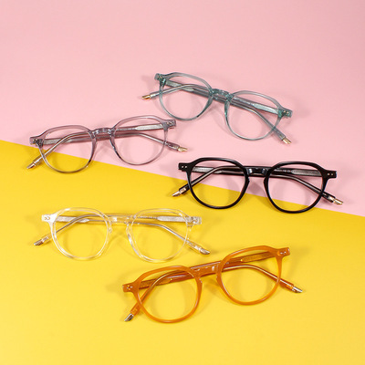 new pattern TR90 Blue light Plain glasses face without makeup Versatile myopia glasses Red Book Same item frame glasses