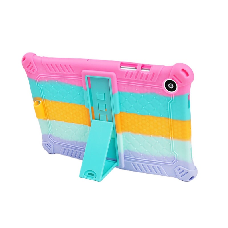 For Samsung Tab A8 flat panel protective case 10.5 inch SM-X205 leather handbag pattern case X200 silicone case