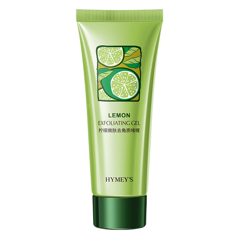 Imagen belleza limón rejuvenecimiento de la piel exfoliante gel limpieza profunda exfoliante limpieza de la piel muerta exfoliante de poros