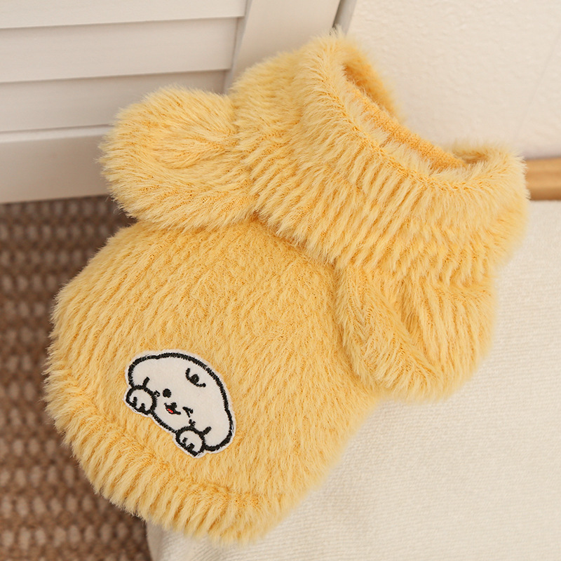 秋冬宠物仿貂绒猫咪狗狗衣服饰用品连帽马甲背心泰迪比熊柯基法斗|undefined