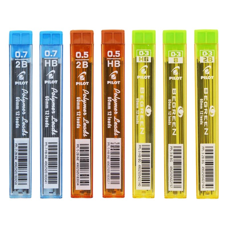 Japan Baile PILOT Active Lead/Beautiful Automatic Pencil Lead 0.5mm 0.7mm Student Stationery