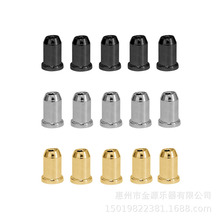 电吉他琴体穿弦扣 乐器配件上弦扣 琴桥光面穿体扣穿弦推金银黑