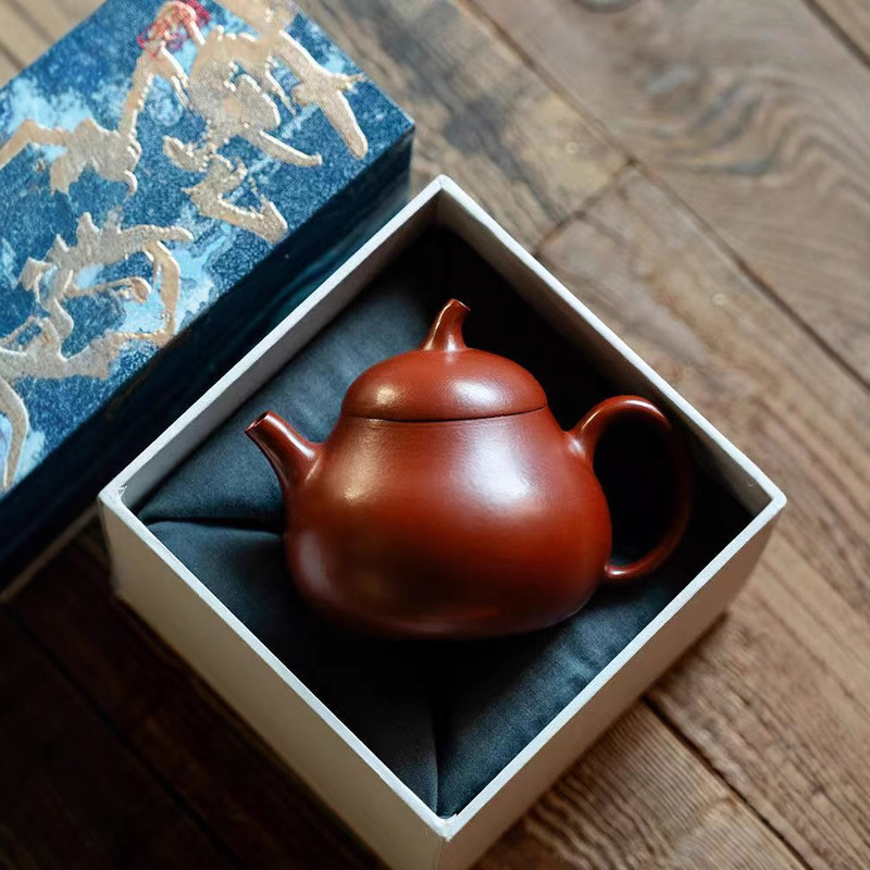 Purple Clay Pot with Needle Craft Handmade Water Bottle Women's Household Teapot Filter Tea Maker Kung Fu Tea Set