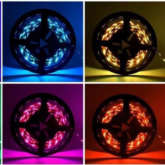 雰囲気ライト 60 ライト 5 ミリメートル幅 Bluetooth 5V オーディオラジエーターファン流水ライト LED ライトストリップ|undefined