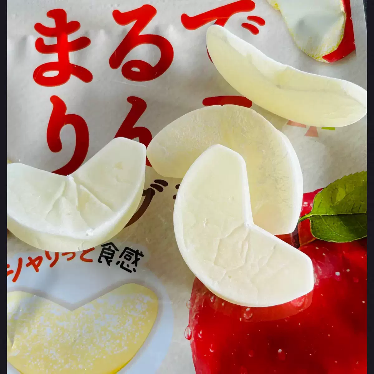 苹果片软糖日本爆款糖果网红水晶钻石琥珀糖 跨境定制外贸OEM批发