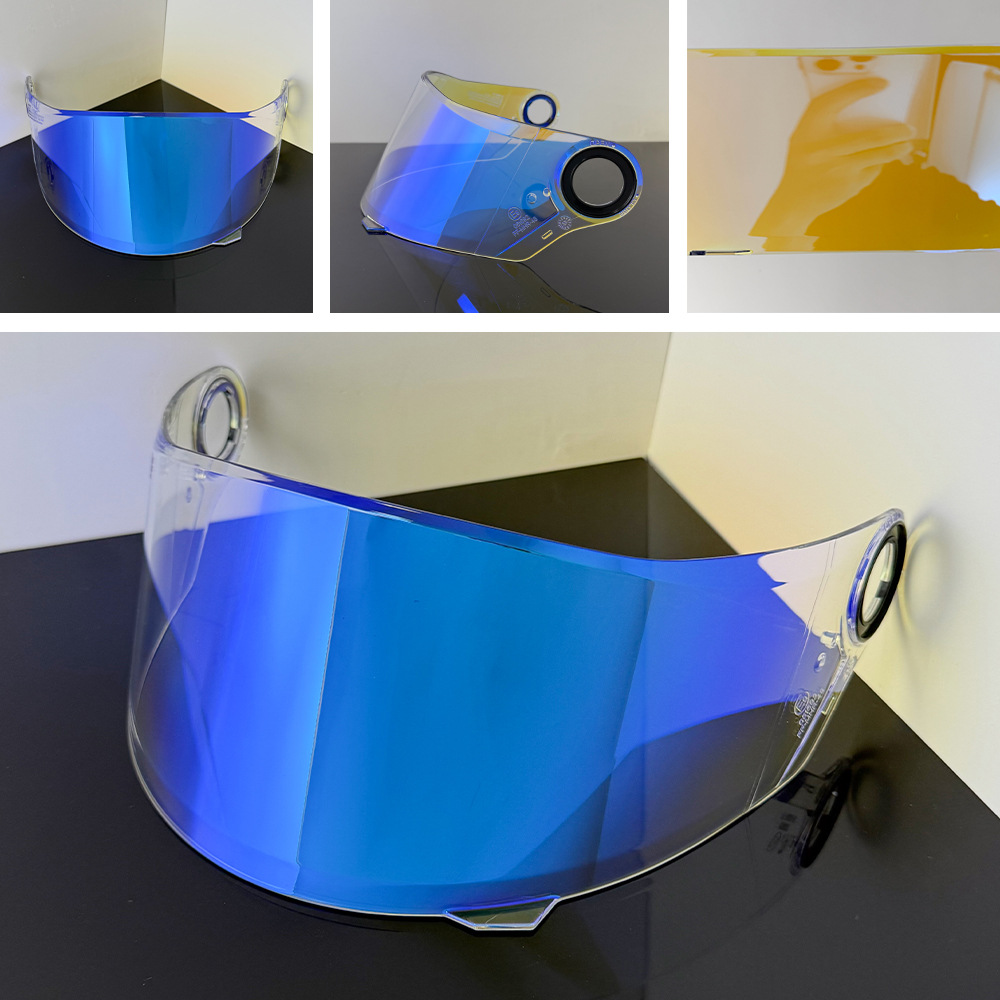 Ff358 Motorcycle Helmet Lens Is Suitable for Ff358 Ff396 Sun Protection Mirror-Coated High-Definition Anti-Uv