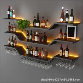 红酒储藏架;搁板、壁架