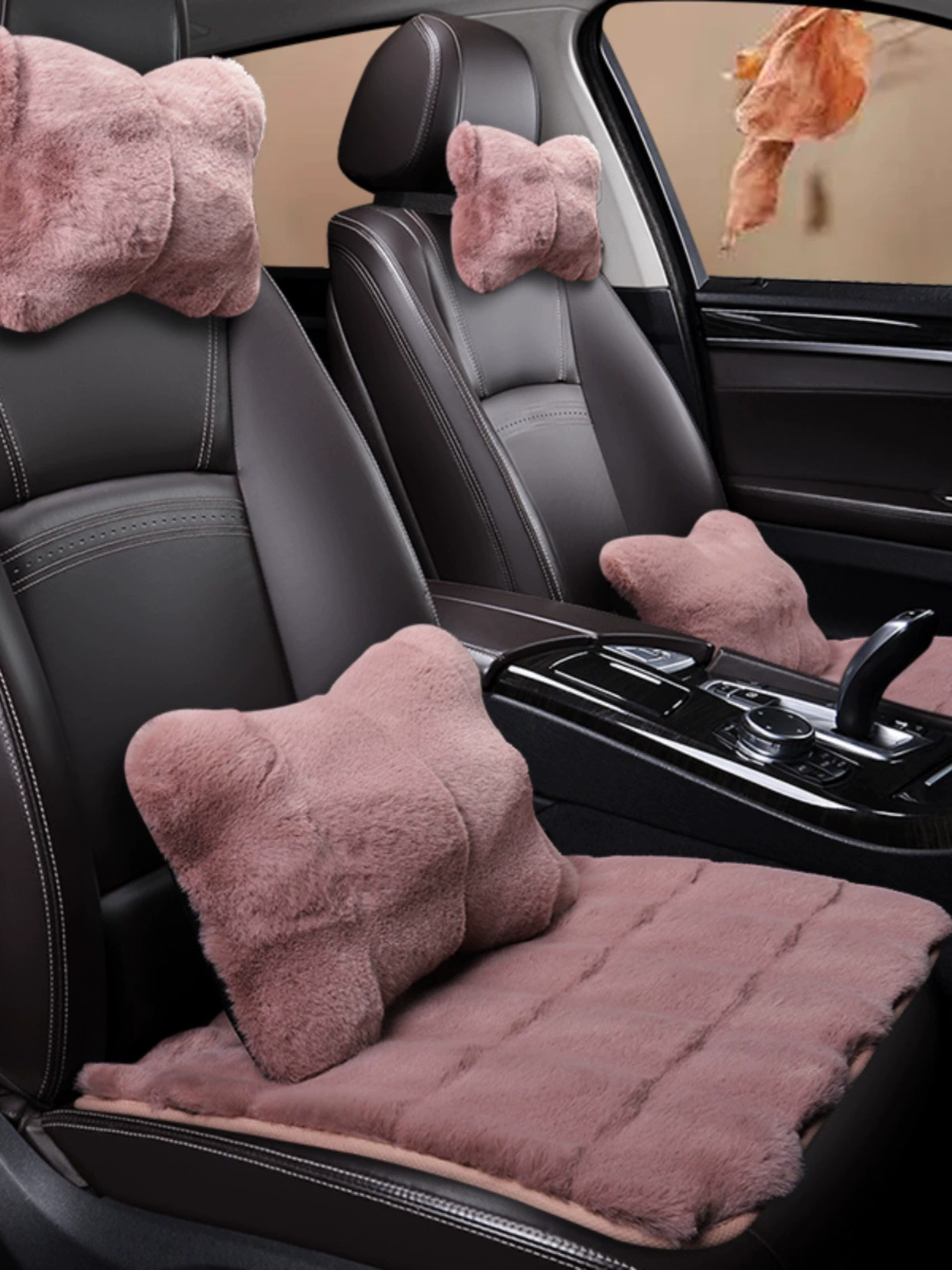 Легкая роскошная автомобильная подушка для зимних плюшевых автомобилей
