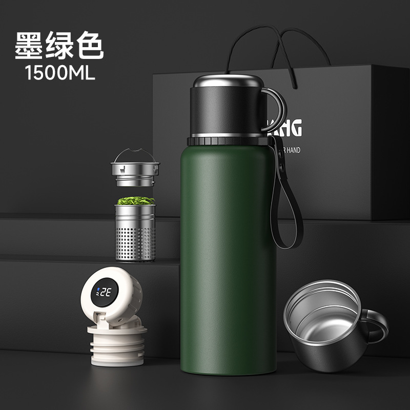 316不锈钢大容量保温杯茶水分离泡男士泡茶保温杯户外运动保温壶|undefined