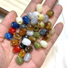 11*13mm鼓形树脂桶珠串珠DIY串珠服装辅料鞋扣泳衣串珠手链头绳珠