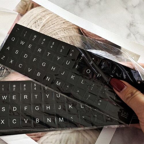 Letter stickers keyboard key stickers desktop computer notebook film single damage repair Cangjie phonetic wholesale