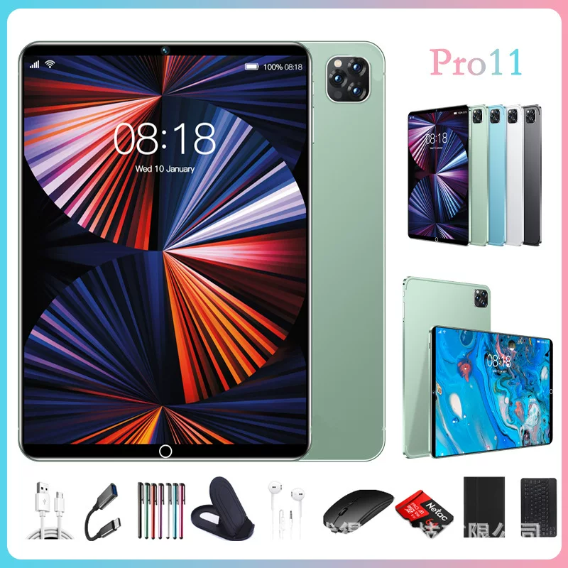 Tablet Pro11 Android, 10.1 inch, eye-protection display, Bluetooth, multi-region memory options