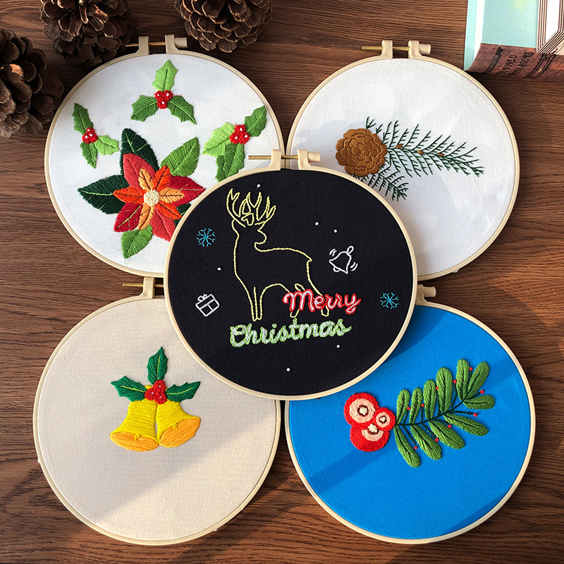 Original new embroidery DIY cross-stitch plant floral material package set cross-border creative factory direct spot
