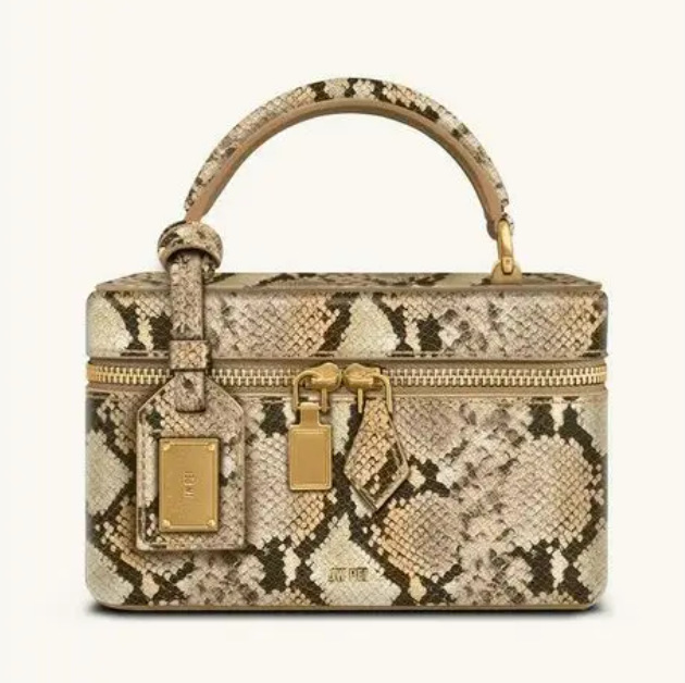 Jw Pei Designer Niche Export Trendy Snake Pattern Handbag Women's 206 Spring New High-End Box Bag Jw Pei Designer Niche Export Trendy Snake Pattern Handbag Women's 206 Spring New High-End Box Bag