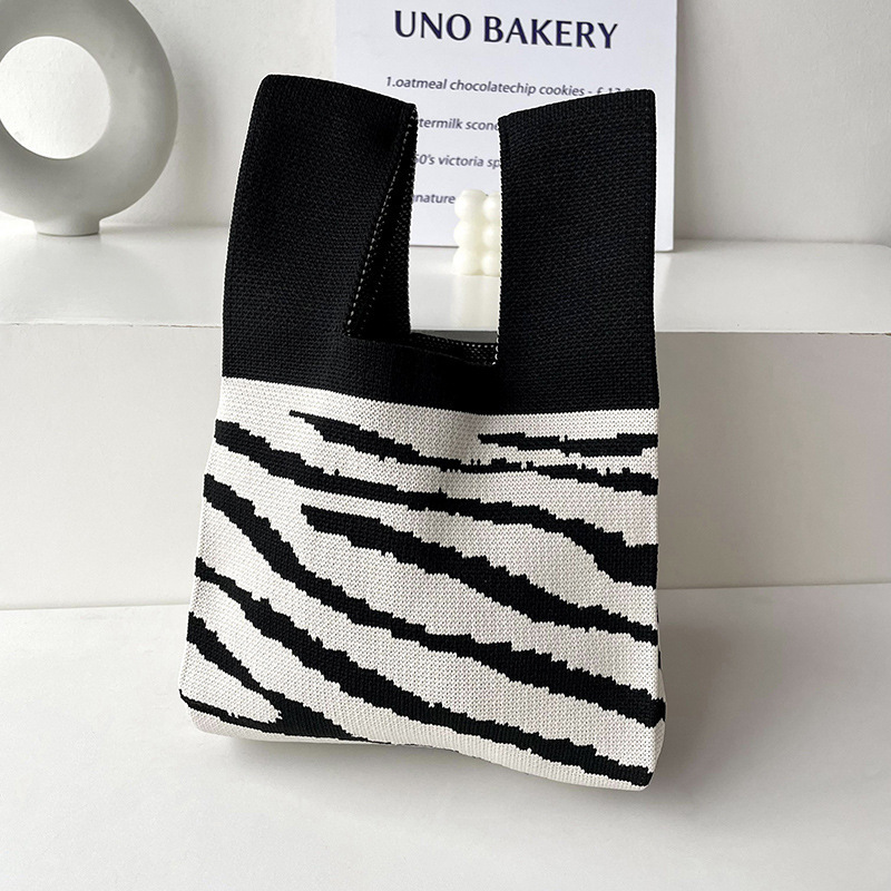 Bolsos, diseño de nicho femenino, bolso de punto personalizado, bolso tejido de un solo hombro de punto de todo fósforo, bolso de mano, bolso de mano