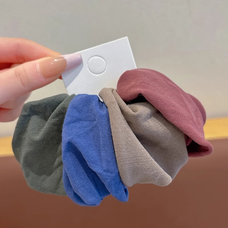 Máscara coreana anillo de cabello grueso borde ancho sin costura de alta elasticidad cabeza cuerda toque de cabello de goma guarniciones de alto valor de belleza